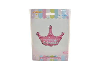 Balon folie figurina princess crown 94x85cm zzc-649