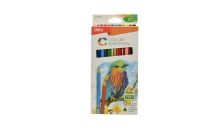 Creioane colorate 12 culori color emotion dlec00200