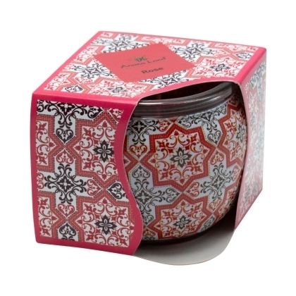 Lumanare pahar in cutie Rose