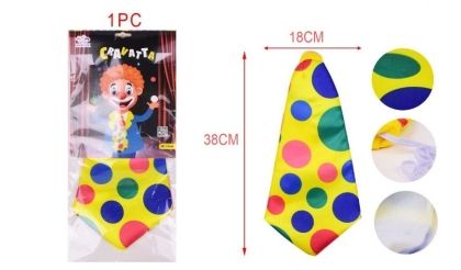 Cravata maxi clown 18x38cm gd0264