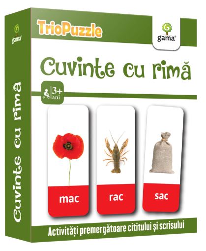 Cuvinte cu rima/triopuzzle 2020-gama