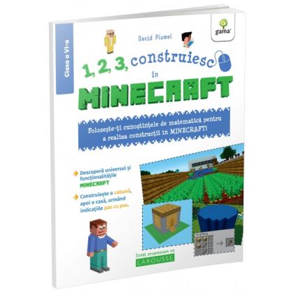 1,2, 3, construiesc in minecraft/ programez cu larousse