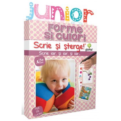 Forme si culori scrie si sterge junior