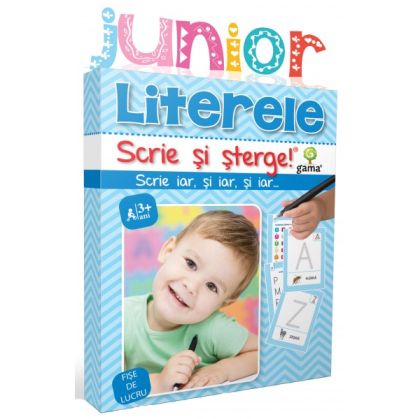Literele / scrie si sterge junior