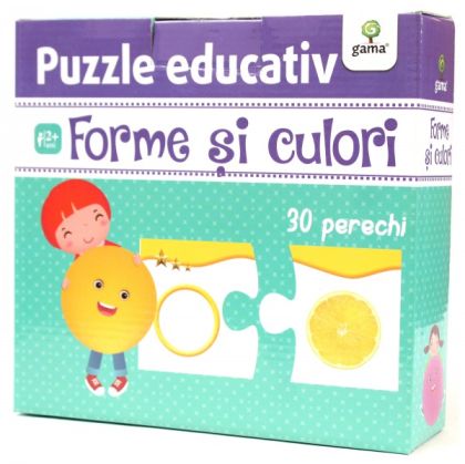 Forme si culori-puzzle educativ