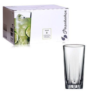 Set 6 pahare long drink 330ml karat 64305                   