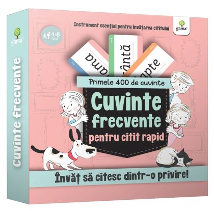 Kit primele 400 de cuvinte frecvente de citit rapid