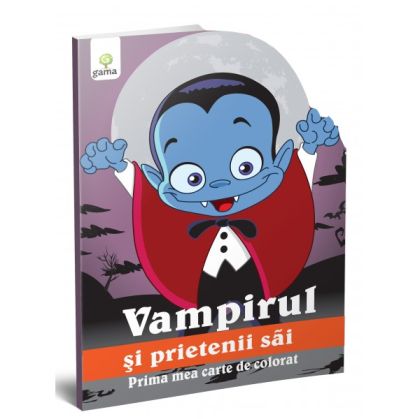 Vampirul si prietenii sai / carte de colorat A4