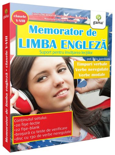 Memorator de engleza.Timpuri verbale.Verbe nereg.