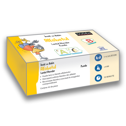 Invat cu Robin - Alfabetul - Lantul literelor Puzzle
