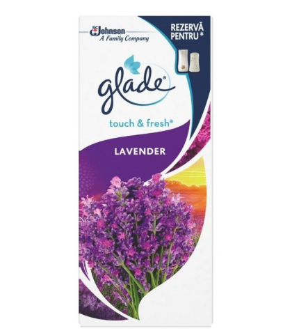Glade odorizant camera rezerva thouch&fresh lavanda 10ml