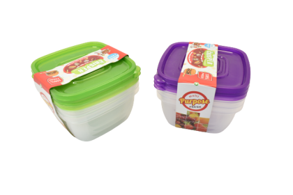 Set 3 caserole plastic