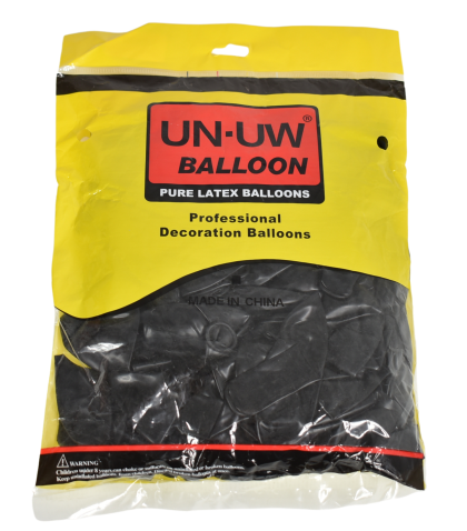 Baloane latex 100buc/set 30cm negre