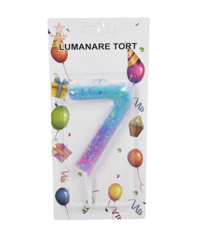 Lumanare aniversara l cifra 7 e2269