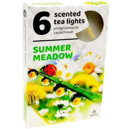 Lumanari pastila, summer meadow, diametru 2cm, 6 buc/set 443