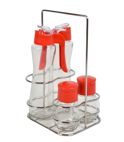 Set condimente+oliviera s722 rosu