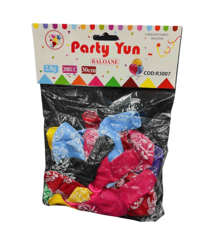 Baloane multicolore 2.8g 30cm 20/set r3007