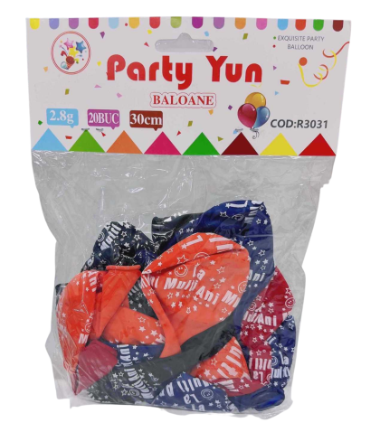 Baloane multicolore-la multi ani 2.8g 30cm 20/set r3031