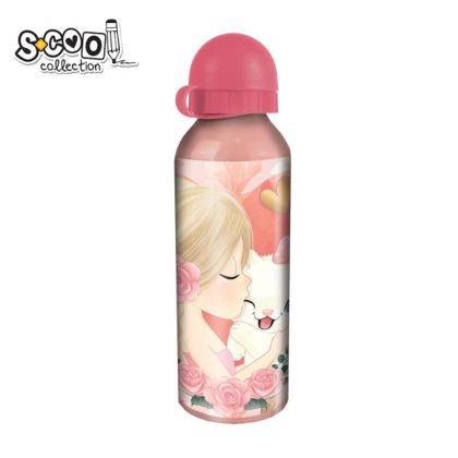 Sticla apa 500ml aluminiu girl 6.3x21cm sc2257