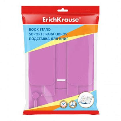 Suport carte plastic roz neon erich erk053528