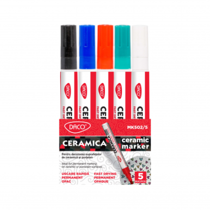 Marker ceramica daco set 5 mk502/5