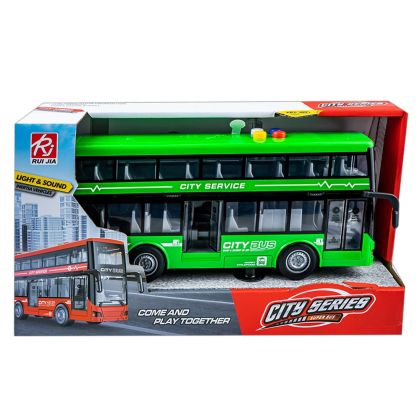 Autobuz etajat cu lumina si sunet rj5504