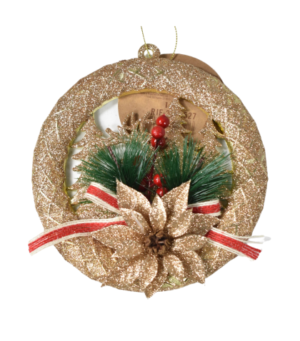 Ornament pentru brad coronita 14cm 2906527