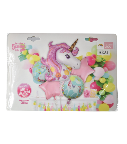 Balon folie aluminiu unicorn