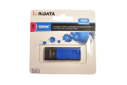 Ridata ritek usb 8gb id50bk-bl