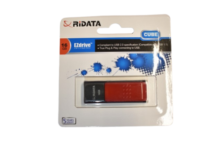 Ridata ritek usb 16gb id50 bk-bl