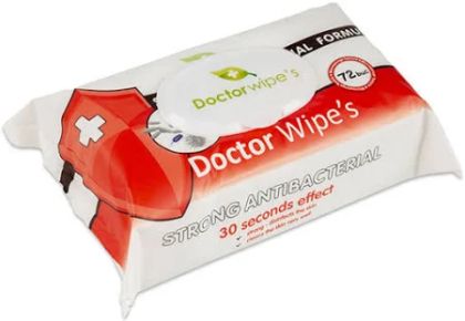 Servetele doctor wipes antibacterian capac 72/set