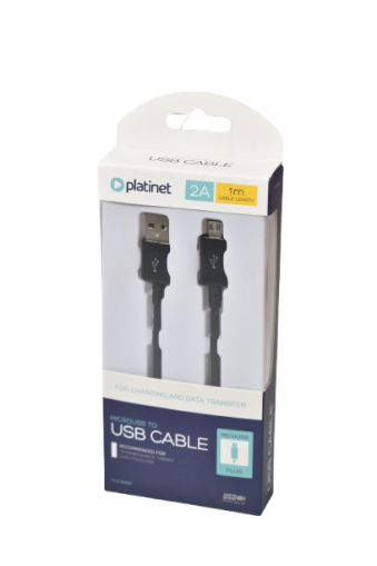 Platinet cablu usb-micro 1m
