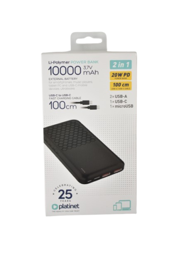 Platinet pb 10000 mah pmpb10op17b 45931