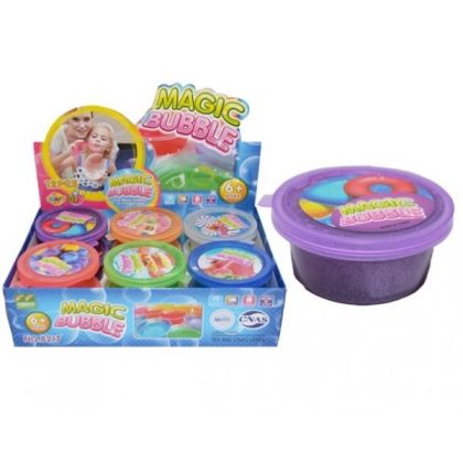 Slime cu sclipici, magic bubble 8217