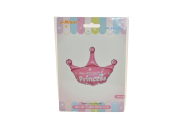 Balon folie figurina princess crown 94x85cm zzc-649