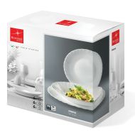 Set farfurii 18 pcs opal alb prima