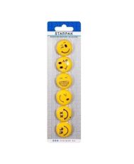 Magneti set 6 emoticons 30mm 378346 starpak