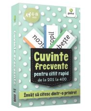 Cuvinte frecvente pentru citit rapid de la 201 la 400