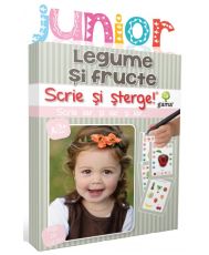 Legume si fructe scrie si sterge junior