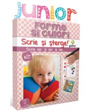 Forme si culori scrie si sterge junior