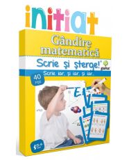 Gandire/matematica 5-6 ani scriere stergere