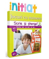 Jocuri cu numere scrie si sterge initiat