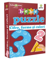 Cifre,forme si culori/bebe puzzle.Ed.2018