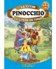 Sa citim Pinocchio cu litere de tipar