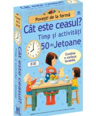 Cat este ceasul - timp si activitati - 50 jetoane