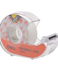 Dispenser banda adeziva invisible 18mm*7.62m deli dlea30011