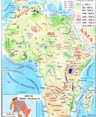 Harta pliata Africa/Australia