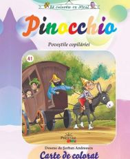 Pinocchio - carte de colorat