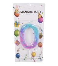 Lumanare aniversara l cifra 0 e2262