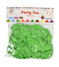Baloane 2.2g 25cm 50/set r3044 verde